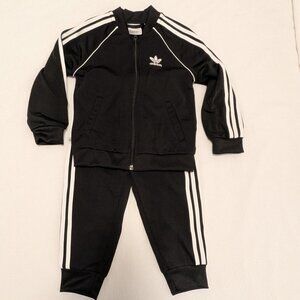 Adidas Originals SST Tracksuit – 18-24 M – Black – Great Condition